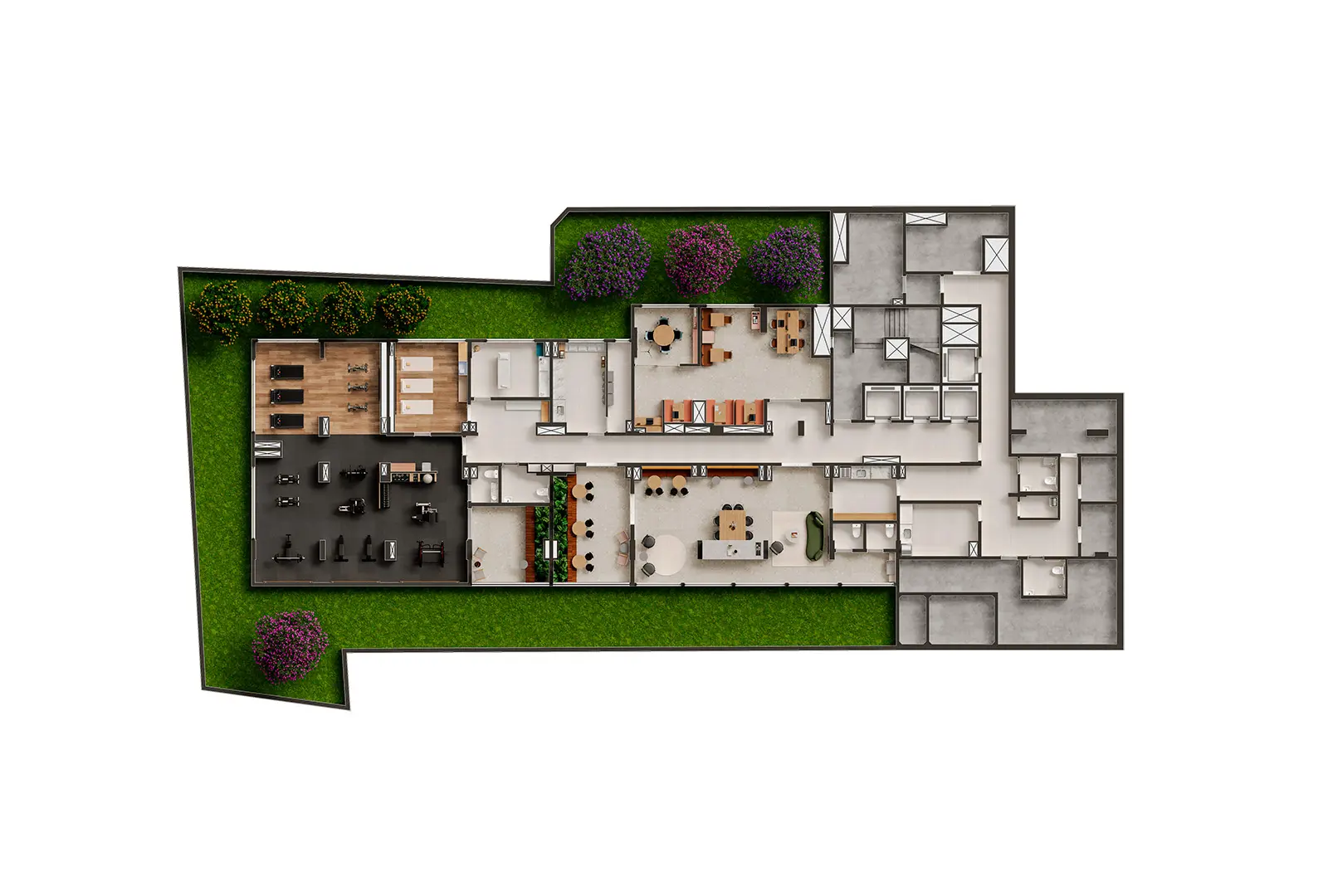 Planta 24 m² Nex One Bela Cintra